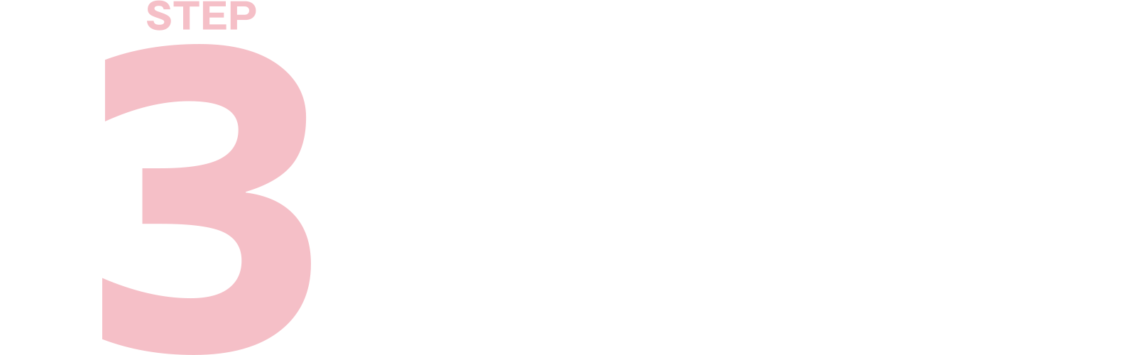 STEP3 メッセージを入力　最大30文字（日本語 & 英数字）